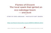 Flames of Dissent  The local spark that ignited an  eco-sabotage boom  — and bust  part iv.