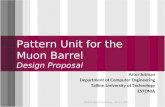 Pattern Unit for the Muon Barrel Design Proposal