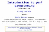 Introduction to  perl  programming