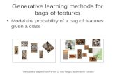 Generative learning methods for bags of features