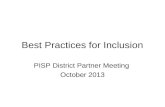 Best Practices for Inclusion