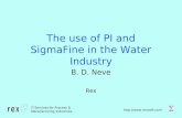 The use of PI and SigmaFine in the Water Industry
