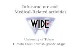 Infrastructure and  Medical-Related activities