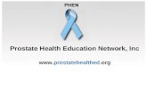 Prostate Health Education Network, Inc  prostatehealthed