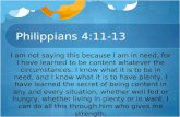 Philippians 4:11-13