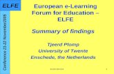 European e-Learning Forum for Education – ELFE