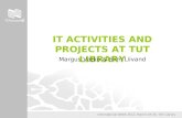 IT activities and projects at TUT Library