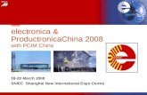 electronica &  ProductronicaChina 2008 with PCIM China