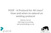 PCEP - A Protocol for All Uses?     How and when to extend an existing  protocol