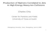 Production of Hadrons Correlated to Jets      in High Energy Heavy-Ion Collisions