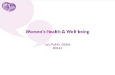 Women’s Health & Well-being