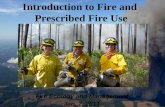 Introduction to Fire and  Prescribed Fire Use