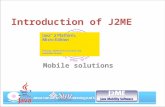 Introduction of J2ME