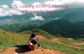 3/25: Leaving STRIPS Planning           and going to Sapa