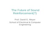 The Future of Sound Reinforcement(?)