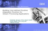 Building User-defined Runtime  Adaptation Routines for Stream Processing Applications