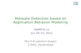 Malware Detection based on Application Behavior Modeling