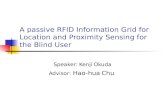 A passive RFID Information Grid for Location and Proximity Sensing for the Blind User