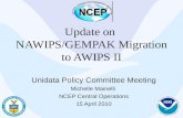 Update on  NAWIPS/GEMPAK Migration to AWIPS II