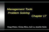 Management Tools  Problem Solving  Chapter 17