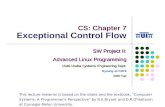 CS: Chapter 7 Exceptional Control Flow