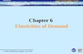 Chapter 6  Elasticities of Demand