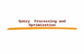 Query  Processing and Optimization