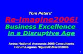 Tom Peters’   Re-ima g ine ! Toward  Consumer-driven Health (care)  Excellence !