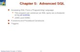 Chapter 5:  Advanced SQL