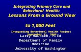 Larry Mauksch, M.Ed Department of Family Medicine University of Washington