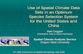 Matt Doggett Christopher Daly & David Hannaway Spatial Climate Analysis Service
