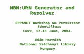 NBN:URN Generator and Resolver