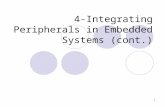 4-Integrating Peripherals in Embedded Systems (cont.)