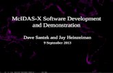 McIDAS-X Software Development and Demonstration