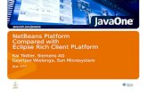 NetBeans  Platform Compared with Eclipse Rich Client  PLatform