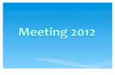 Meeting 2012