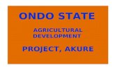 ONDO STATE AGRICULTURAL DEVELOPMENT  PROJECT, AKURE