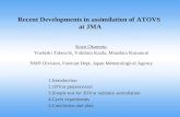 Recent Developments in assimilation of ATOVS  at JMA