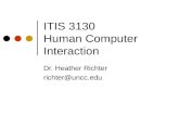 ITIS 3130 Human Computer Interaction