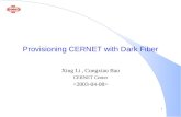 Provisioning CERNET with Dark Fiber