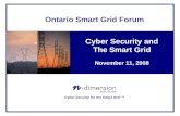 Cyber Security and The Smart Grid November 11, 2008