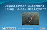 Organization Alignment using Policy Deployment