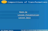Compositions of Transformations