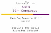 ABED 16 th  Congress