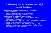Pulmonary Hypertension and Right Heart Failure