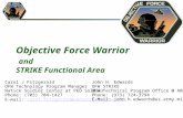 Objective Force Warrior and STRIKE Functional Area