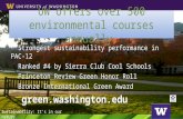 UW offers over 500 environmental courses annually .