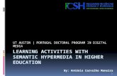 Learning Activities with Semantic Hypermedia in Higher Education