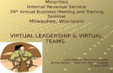 VIRTUAL LEADERSHIP & VIRTUAL TEAMS Linda Adams, Memphis Chapter