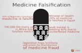 Medicine Falsification